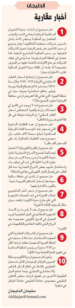 صورة الدليجان .. أخبار عقارية