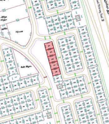 للبيع بلوك 5 اراضي في ابوفطيره ق3