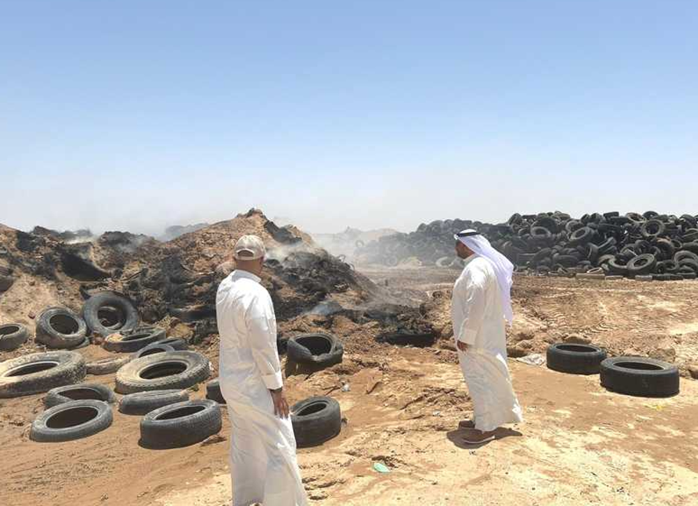 صورة «البيئة»: الإطارات المستعملة ثروة وطنية