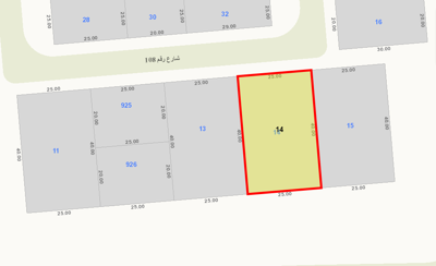 للبيع ارضين في الصديق